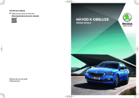 Skoda Scala - Navod k obsluze CZ 2019-3